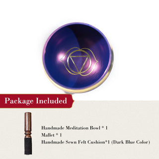 Buddha Gift Tibetan Sound Bowl Handcrafted for Chakra Healing and Mindfulness Meditation Singing Bowl Set