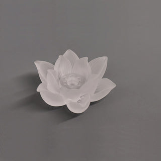 Buddha Gift Mini Lotus Liuli Crystal Healing Meditation Stick Incense Burner