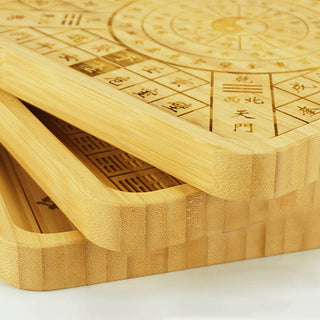 Buddha Gift Feng Shui Bamboo Bagua Map Harmony Energy Map