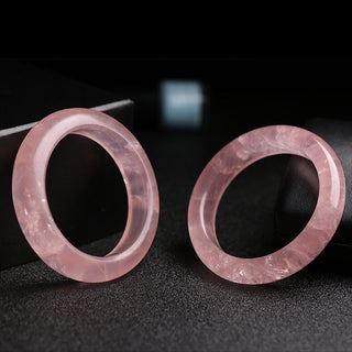 Buddha Gift  Natural Rose Quartz Love Caring Bracelet Bangle