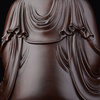 Buddha Gift Avalokitesvara Ebony Lotus Harmony Blessing Home Decoration