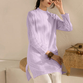 Buddha Gift 2Pcs Long Sleeve Yoga Clothing Meditation Clothing Top Pants Women's Set