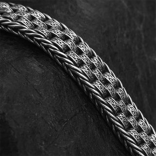 Buddha Gift Tibetan Om Mani Padme Hum Tang Dynasty Flower Design Copper Peace Chain Bracelet