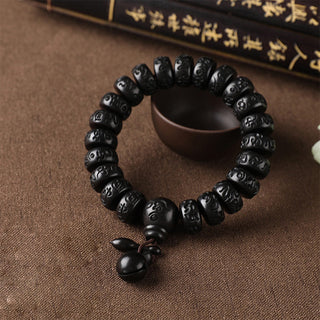 Buddha Gift Tibetan Lightning Strike Wood Protection Bracelet