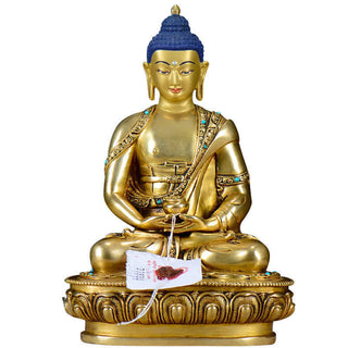 Buddha Gift Shakyamuni Compassion Copper Statue Decoration