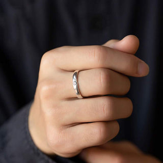 Buddha Gift 925 Sterling Silver Chinese Zodiac Natal Buddha Blessing Couple Ring