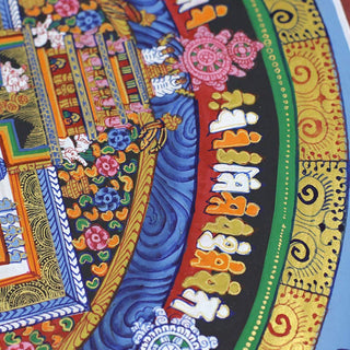Buddha Gift Tibetan Thangka Painting Blessing Handmade Decoration