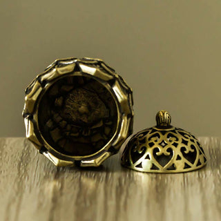 Buddha Gift Tibetan Mini Lotus Pattern Meditation Copper Incense Burner