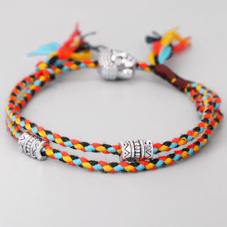 Buddha Gift  Head Serenity String Bracelet