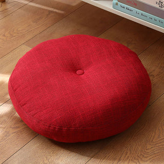 Buddha Gift Lotus Simple Pattern Linen Meditation Seat Cushion Home Living Room Decoration