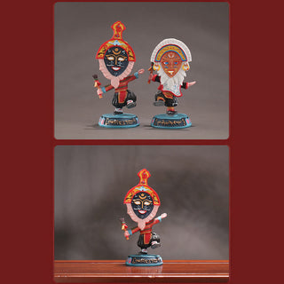 Buddha Gift Tibetan Opera Face Mask Puppet Home Office Car Decoration Ornament