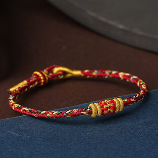 Buddha Gift Handmade Colorful Rope King Kong Knot Braided Luck Bracelet