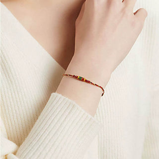 Buddha Gift Handcrafted Koi Fish Wealth Prosperity Braided Rope Bracelet