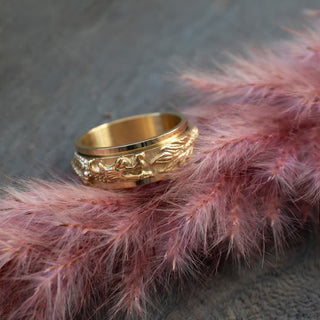 Buddha Gift Dragon Titanium Steel Stimulation Rotatable Ring (Extra 30% Off | USE CODE: FS30)