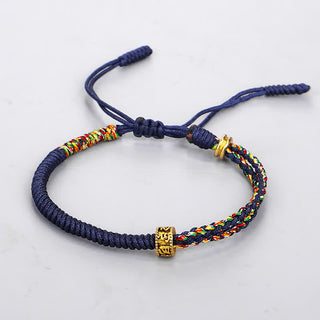 Buddha Gift Om Mani Padme Hum Protection Luck String Bracelet