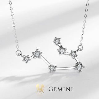 Buddha Gift 925 Sterling Silver 12 Constellations of the Zodiac Astrology Blessing Necklace Pendant