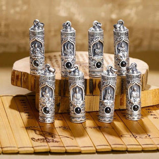 Buddha Gift Chinese Zodiac Natal Buddha Projection Prosperity Necklace Pendant