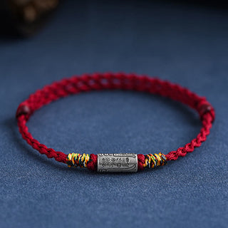 Buddha Gift Handcrafted 925 Sterling Silver Everything Goes Well Design Protection Strength Bracelet Anklet