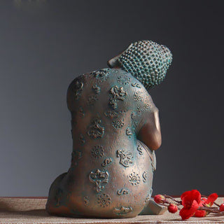 Buddha Gift Tibetan Meditating Buddha Serenity Resin Statue Decoration