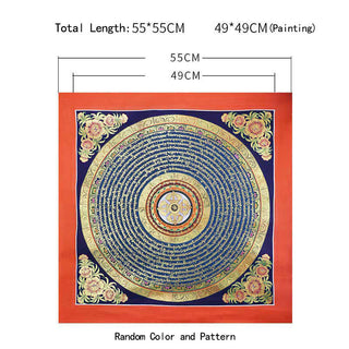 Buddha Gift Tibetan Handmade Thangka Painting Spiritual Blessing Blind Box Random Color Pattern