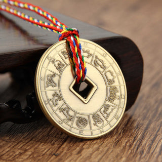 Buddha Gift Taoism Yin Yang Symbol Protection Pendant Decoration Amulet