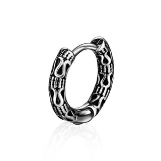 Buddha Gift Retro Pattern Titanium Steel Balance Earrings