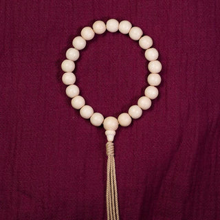 Buddha Gift Natural Abelia Biflora Wood Blessing Wrist Mala