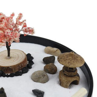 Buddha Gift Tree Small Bridge Landscape Meditation Calm Zen Garden Decoration