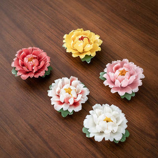 Buddha Gift Tibetan Lotus Blessing Ceramic Stick Incense Burner Decoration