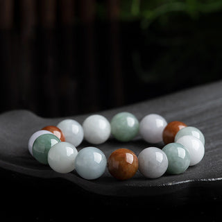 Buddha Gift Natural Jade Healing Protection Bracelet