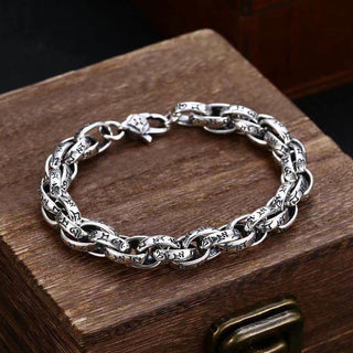 Buddha Gift Tibetan Om Mani Padme Hum Carved Amulet Creativity Bracelet