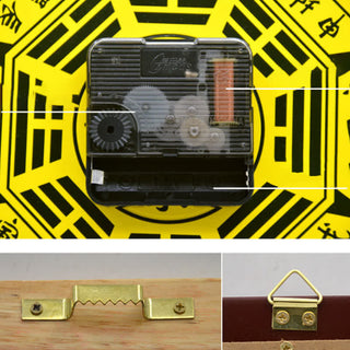 Buddha Gift Feng Shui Bagua Map Balance Energy Map Wall Clock