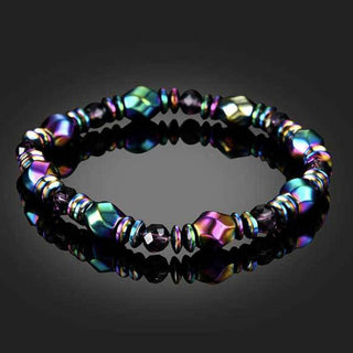 Buddha Gift Rainbow Hematite Wellness Bracelet