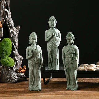 Buddha Gift Tibetan Meditation Contemplation Buddha Serenity Compassion Statue Figurine Decoration