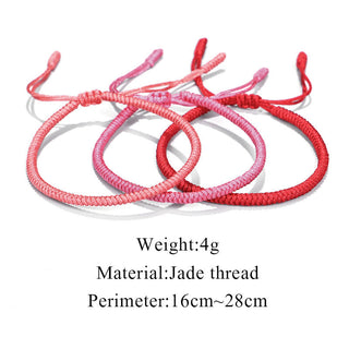 Buddha Gift Tibetan 3Pcs King Kong Knot Protection Braided Bracelet