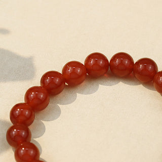 Buddha Gift Natural Red Agate Buddha Success Bracelet