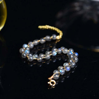 Buddha Gift Natural Moonstone Love Blessing Bracelet