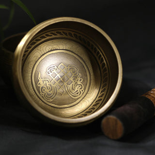 Buddha Gift Tibetan Meditation Sound Bowl Handcrafted for Healing and Mindfulness Singing Bowl Set
