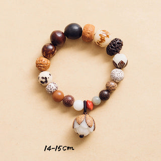 Buddha Gift Bodhi Seed Lotus Wisdom Peace Wrist Mala Bracelet