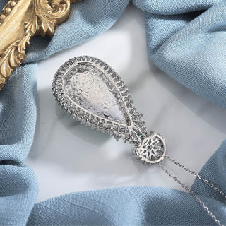 Buddha Gift Cyan Jade Harmony Necklace