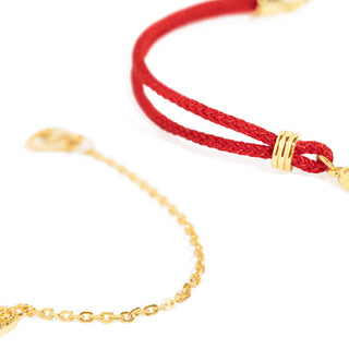 Buddha Gift Lock of Good Wishes Luck Strength Chain Bracelet