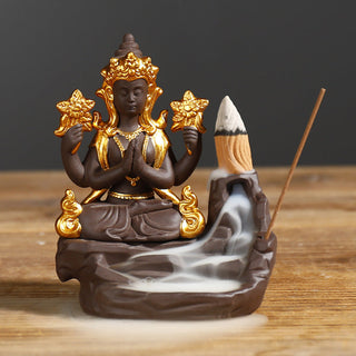 Buddha Gift Tibetan Buddha Healing Incense Burner Decoration