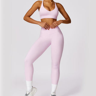 Buddha Gift Women Short Sleeve T-Shirt Top High Waist Leggings Pants For Sports Yoga