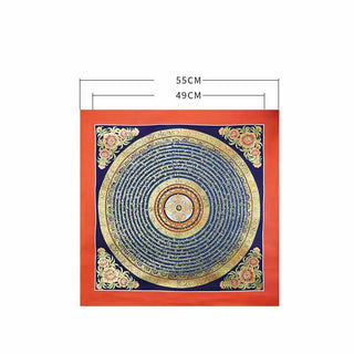 Buddha Gift Tibetan Handmade Thangka Painting Spiritual Blessing Blind Box Random Color Pattern