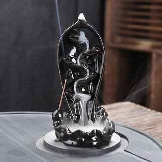 Buddha Gift Waterfall Incense Burner Backflow Incense Holder