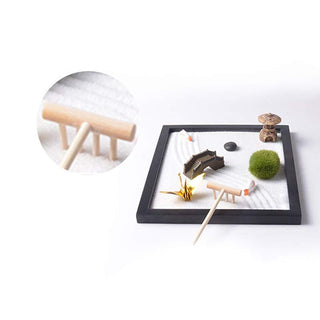 Buddha Gift Koi Fish Small Bridge Grass Landscape Peace Meditation Zen Garden Decoration