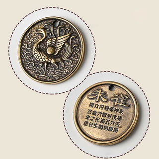 Buddha Gift Four Symbols Azure Dragon White Tiger Vermilion Bird Black Tortoise Key Chain