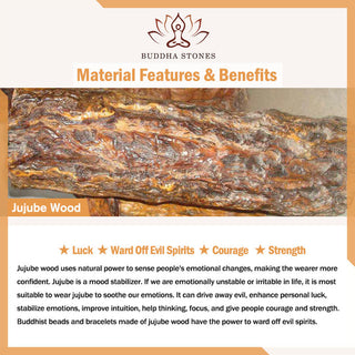 Buddha Gift Jujube Wood Taoist Yin Yang Ring Qiankun Circle Luck Ward Off Evil Spirits Necklace Pendant