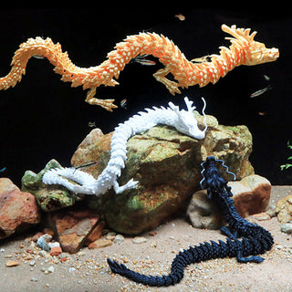 Buddha Gift Feng Shui Dragon Luminous 3D Printed Dragon Luck Success Home Decoration