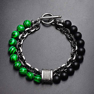 Buddha Gift Natural Tiger Eye Lazurite Protection Bracelet
